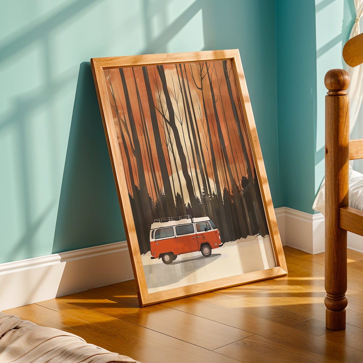Praha Bohemian Artwork in a Lifestyle Setting