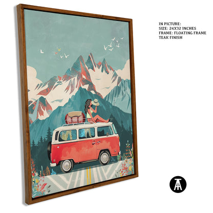 Artwork in Floating Frame