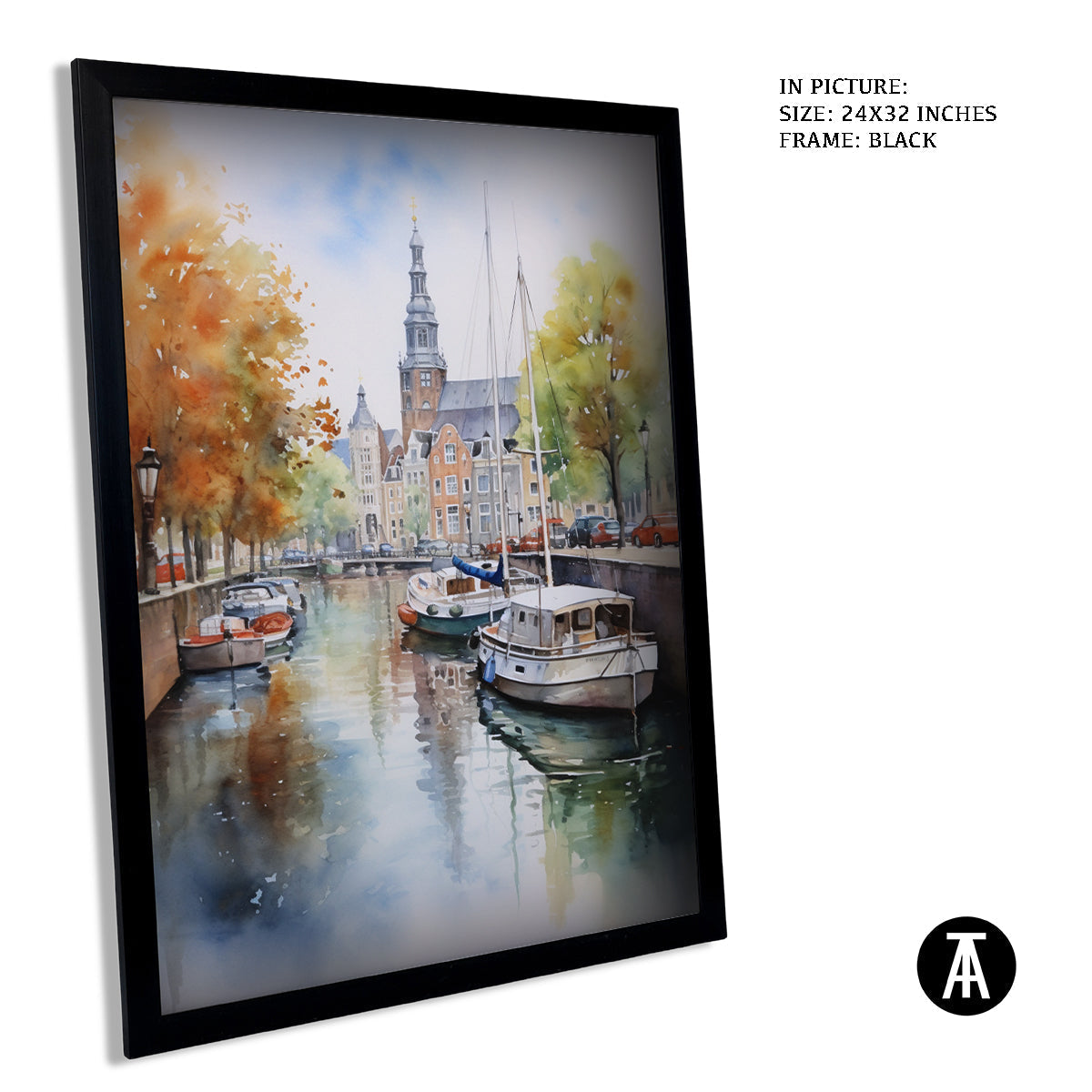 Artwork in Metal Earling Silver Frame
