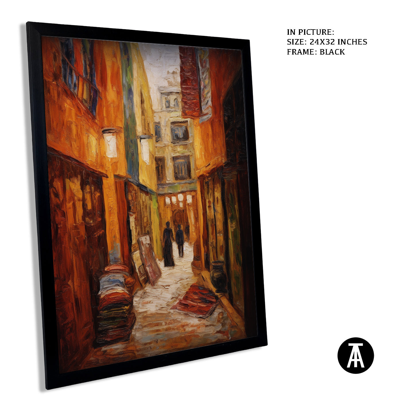 Artwork in Metal Earling Silver Frame