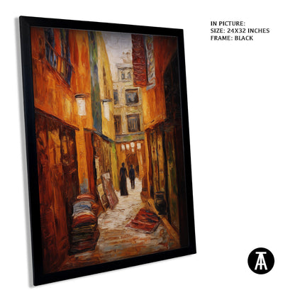 Artwork in Metal Earling Silver Frame