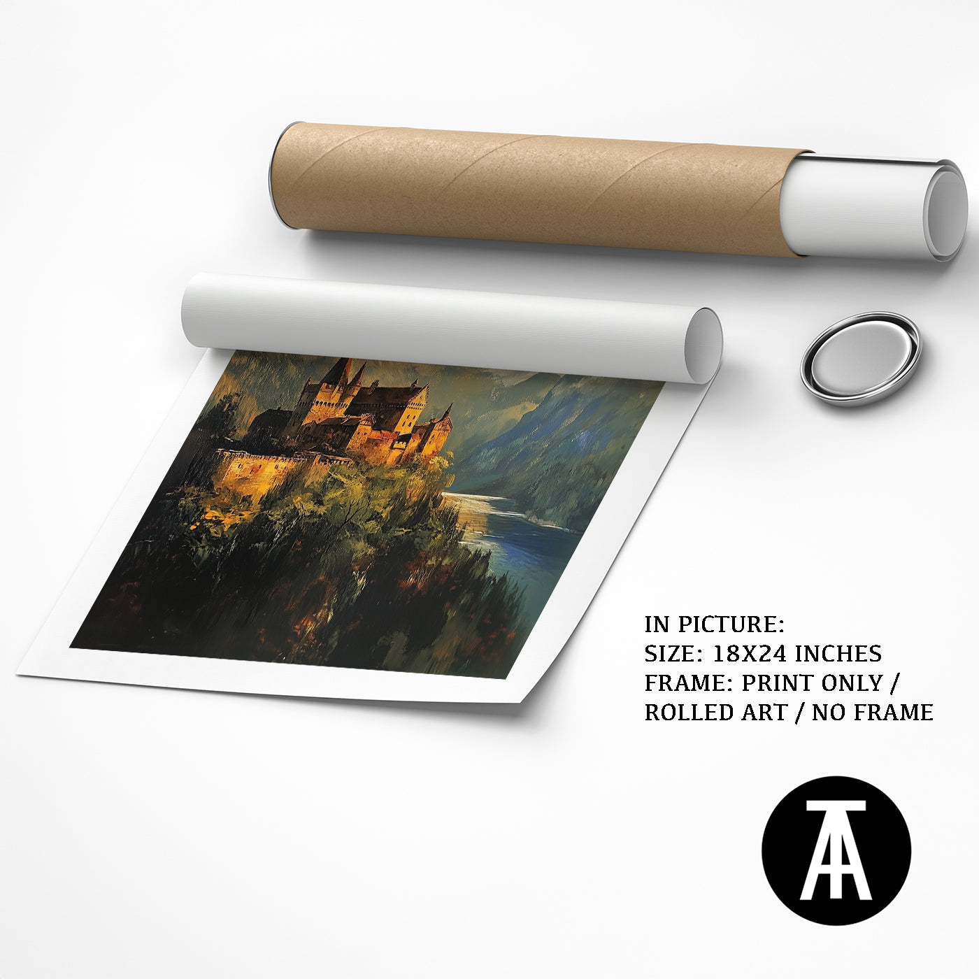 Artwork as Print Only or Rolled Art