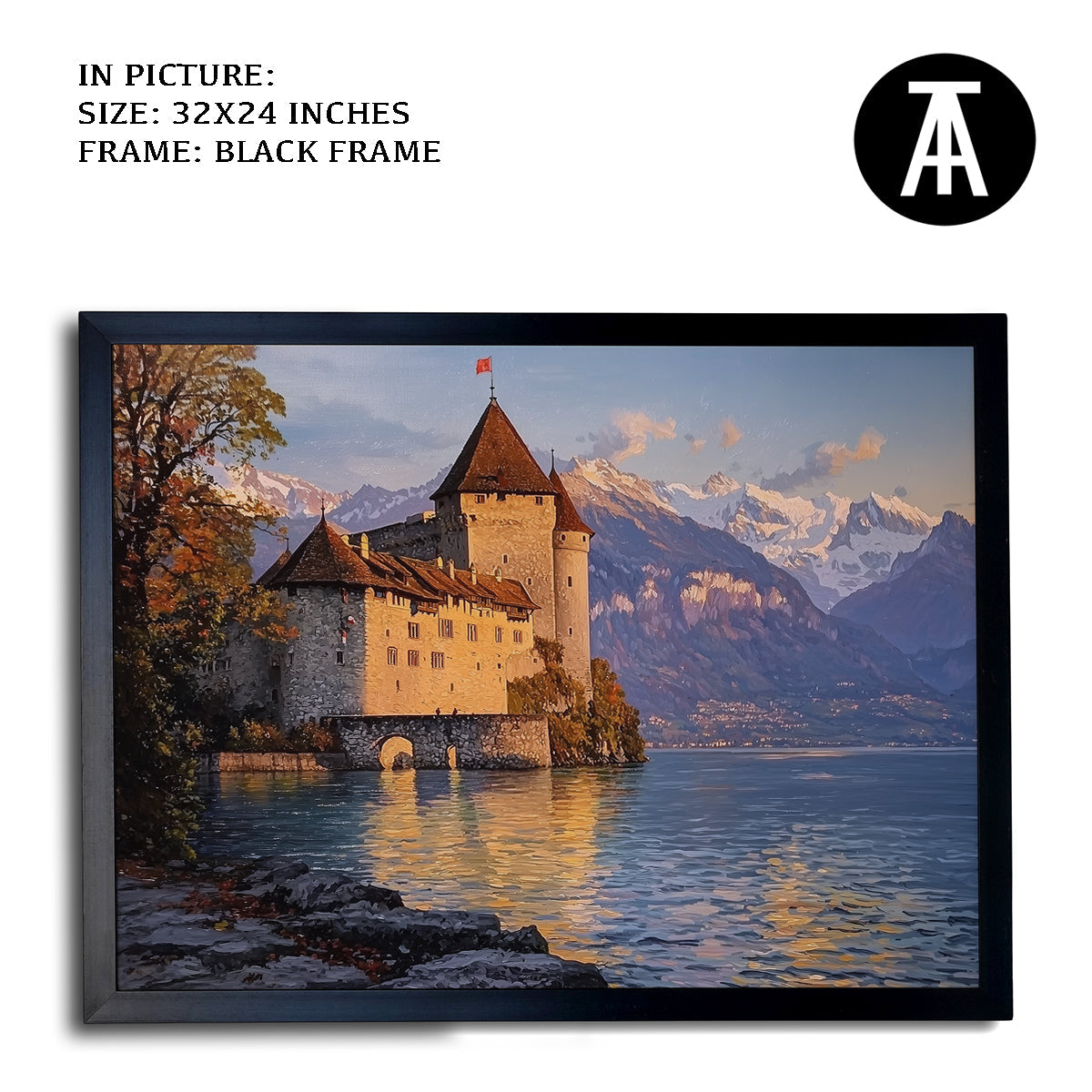 Artwork in Metal Earling Silver Frame