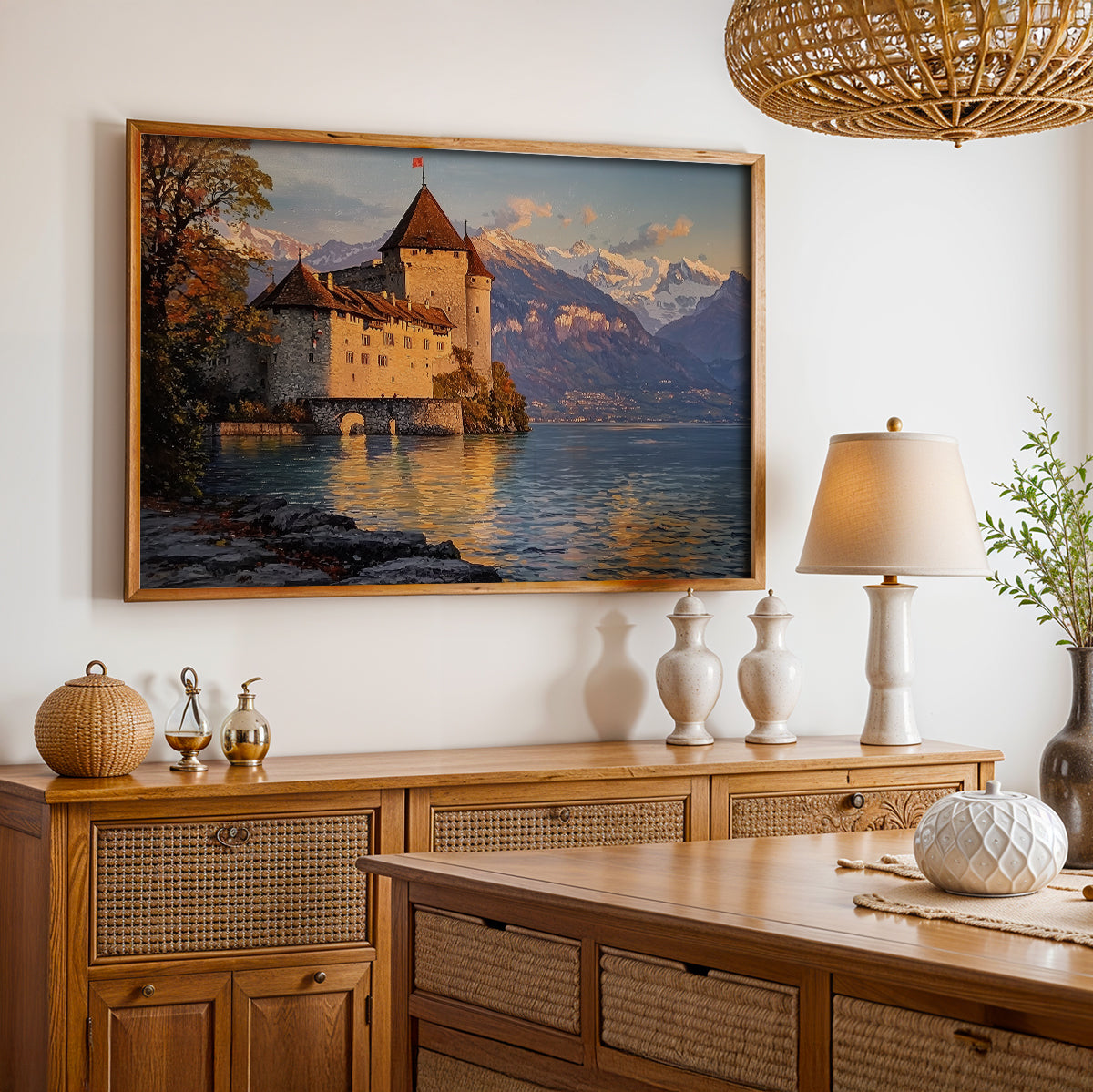 Limited Edition Painting in a Lifestyle Setting