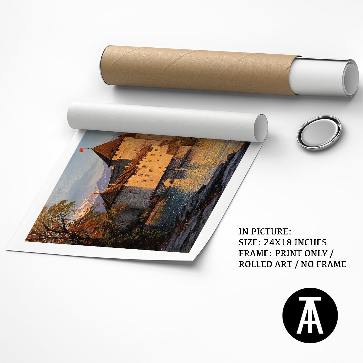 Artwork as Print Only or Rolled Art