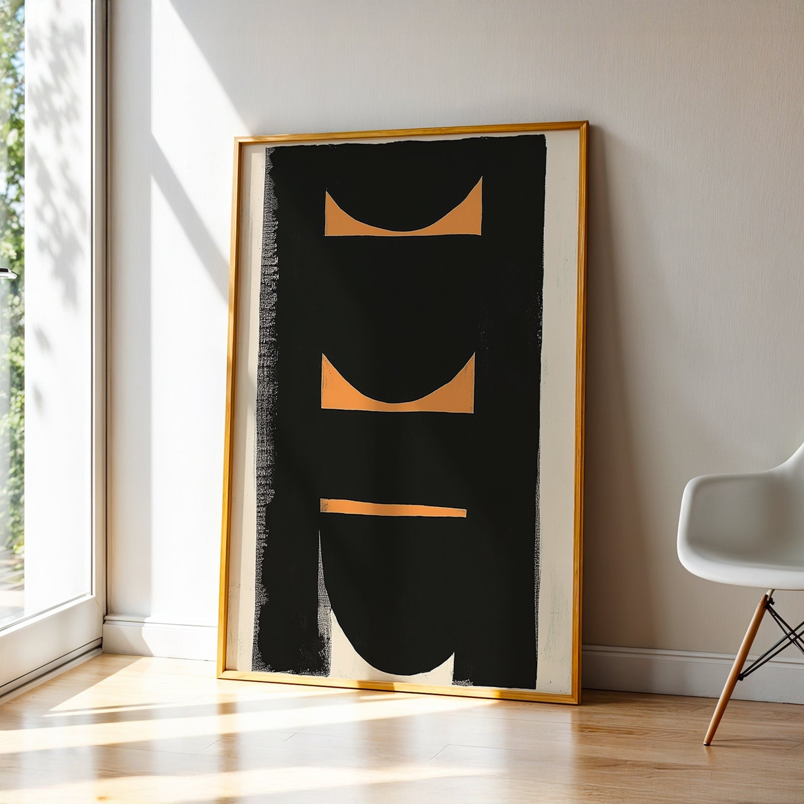 Abstract Art in a Lifestyle Setting Cat Eyes by NYC Abstract