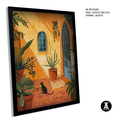 Sample Artwork in Black Frame