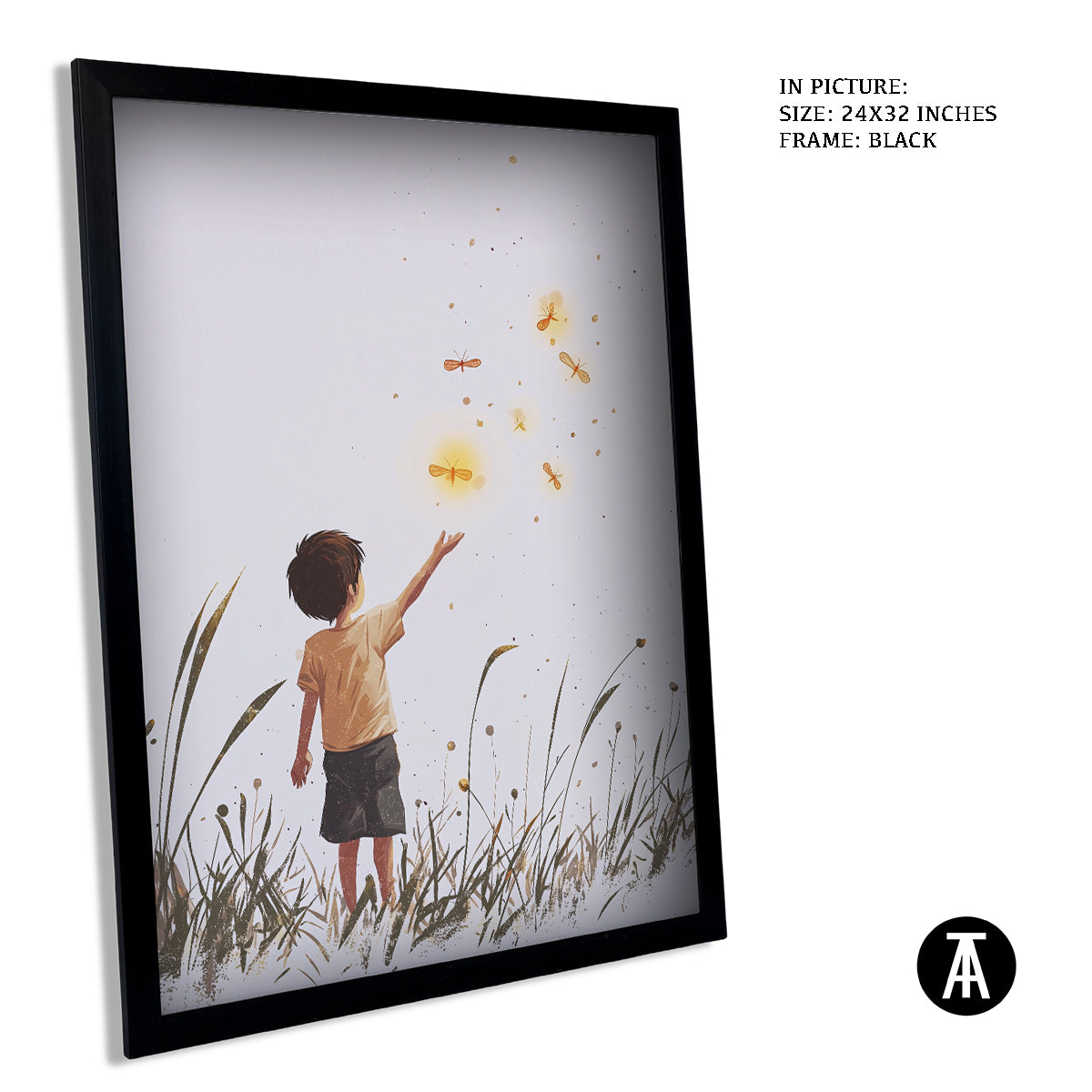Artwork in Metal Earling Silver Frame