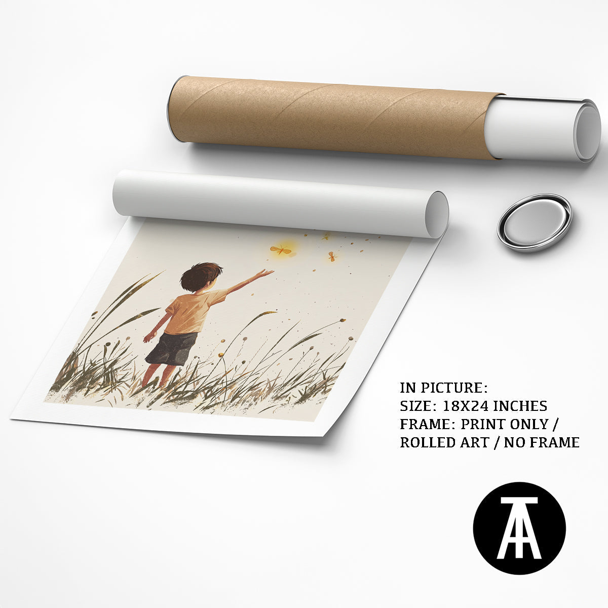 Artwork as Print Only or Rolled Art