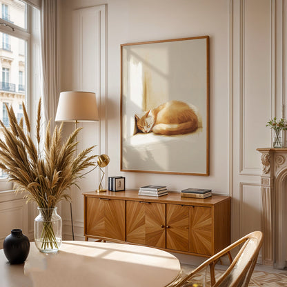 Minimalist Painting in a Lifestyle Setting