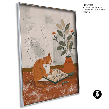 Artwork in Metal Earling Silver Frame