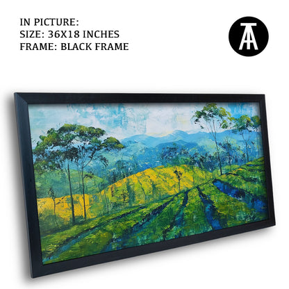 Artwork in Metal Earling Silver Frame