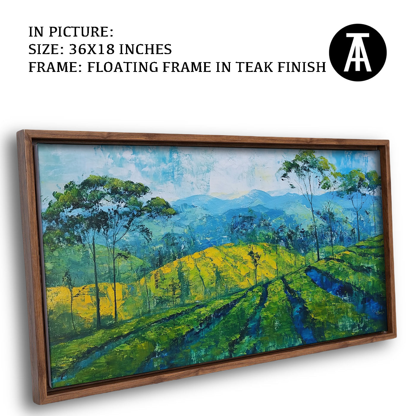 Artwork in Floating Frame