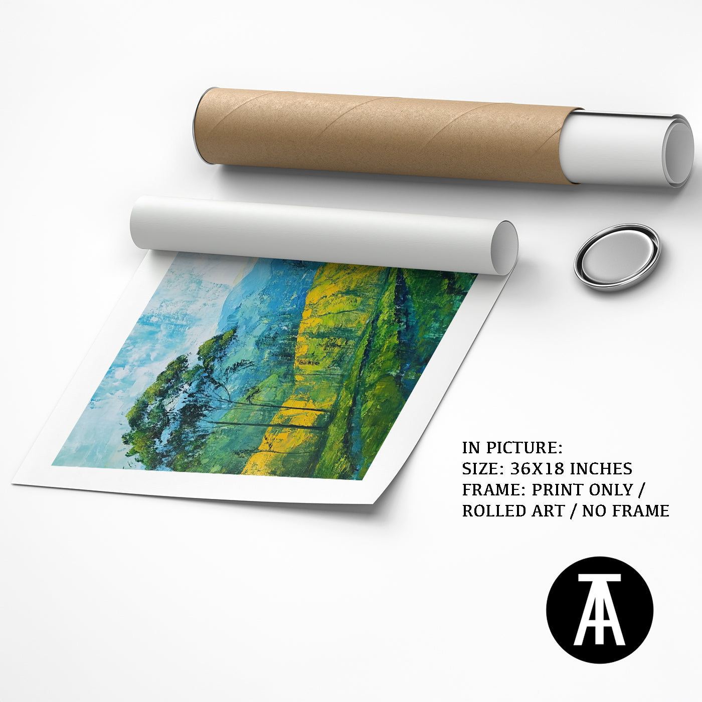 Artwork as Print Only or Rolled Art