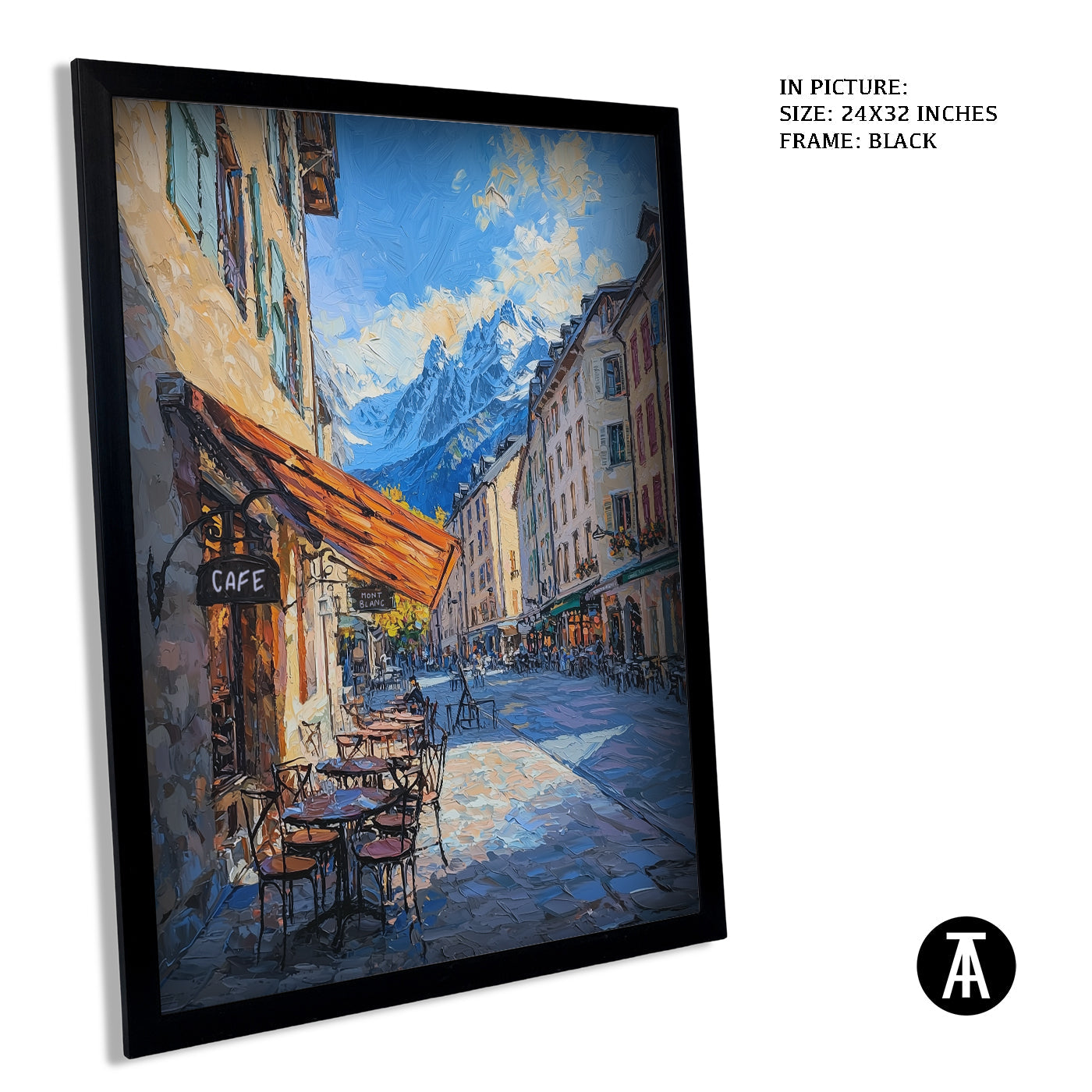 Artwork in Metal Earling Silver Frame