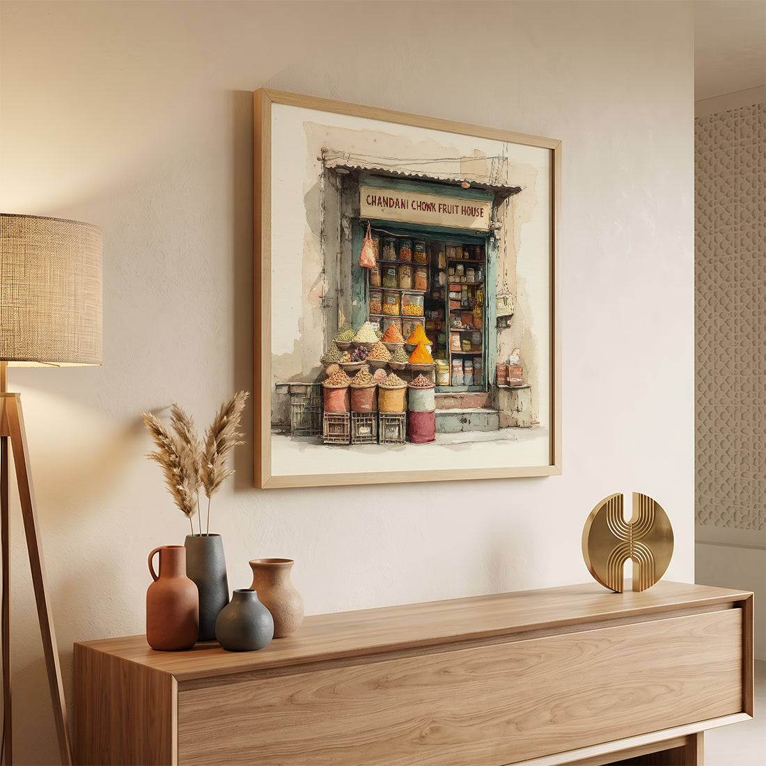 Indian Art in a Lifestyle Setting