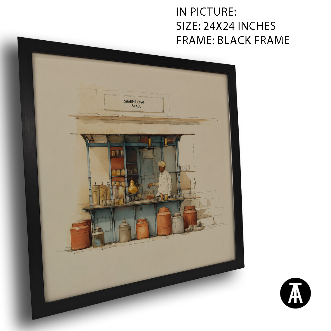 Artwork in Black Frame