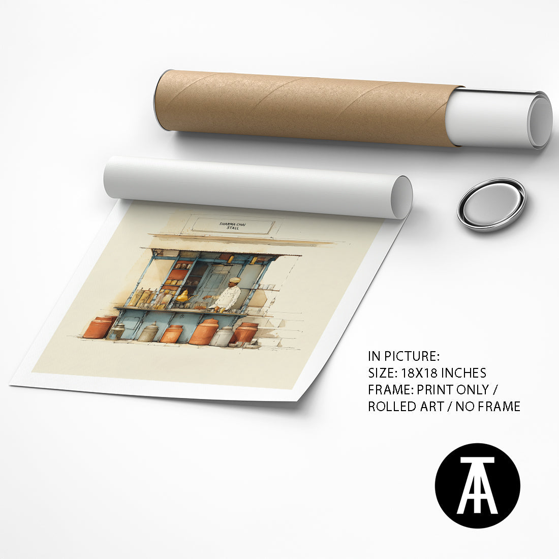Artwork as Print Only / Rolled Art