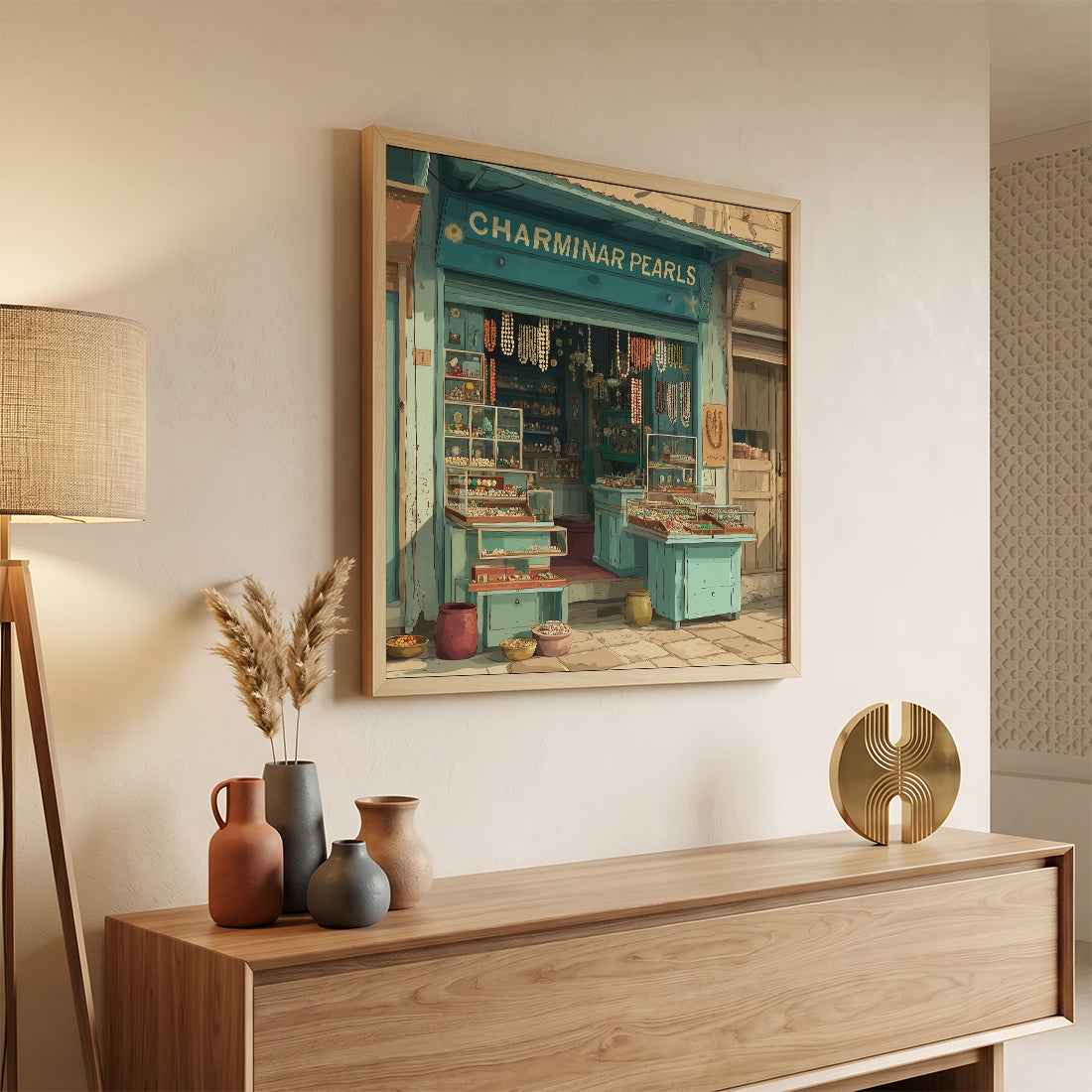 Indian Art in a Lifestyle Setting