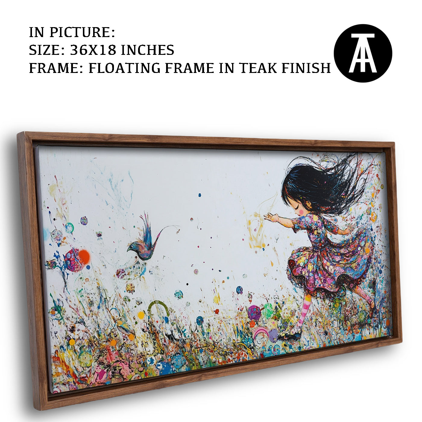 Artwork in Floating Frame