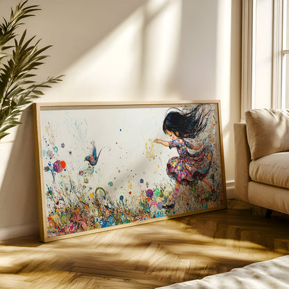 Modern Art Painting in a Lifestyle Setting