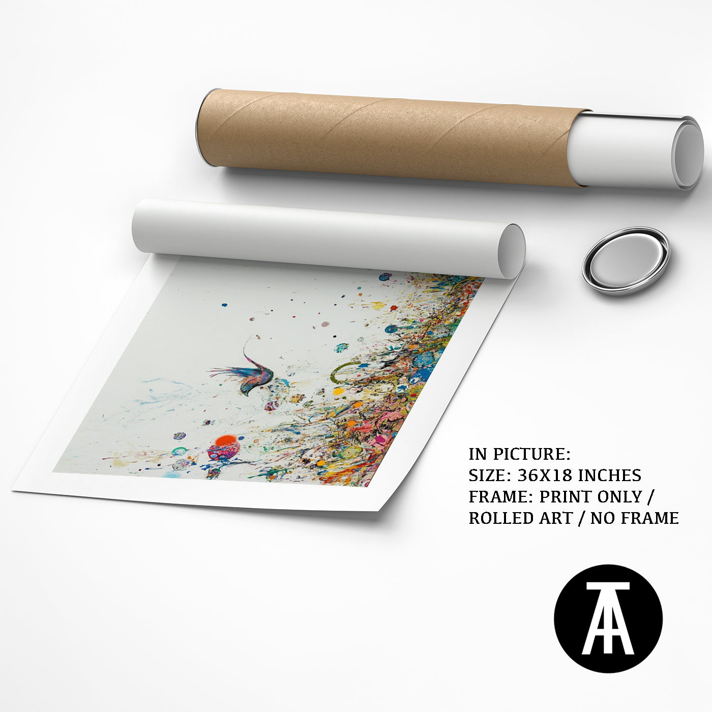Artwork as Print Only or Rolled Art