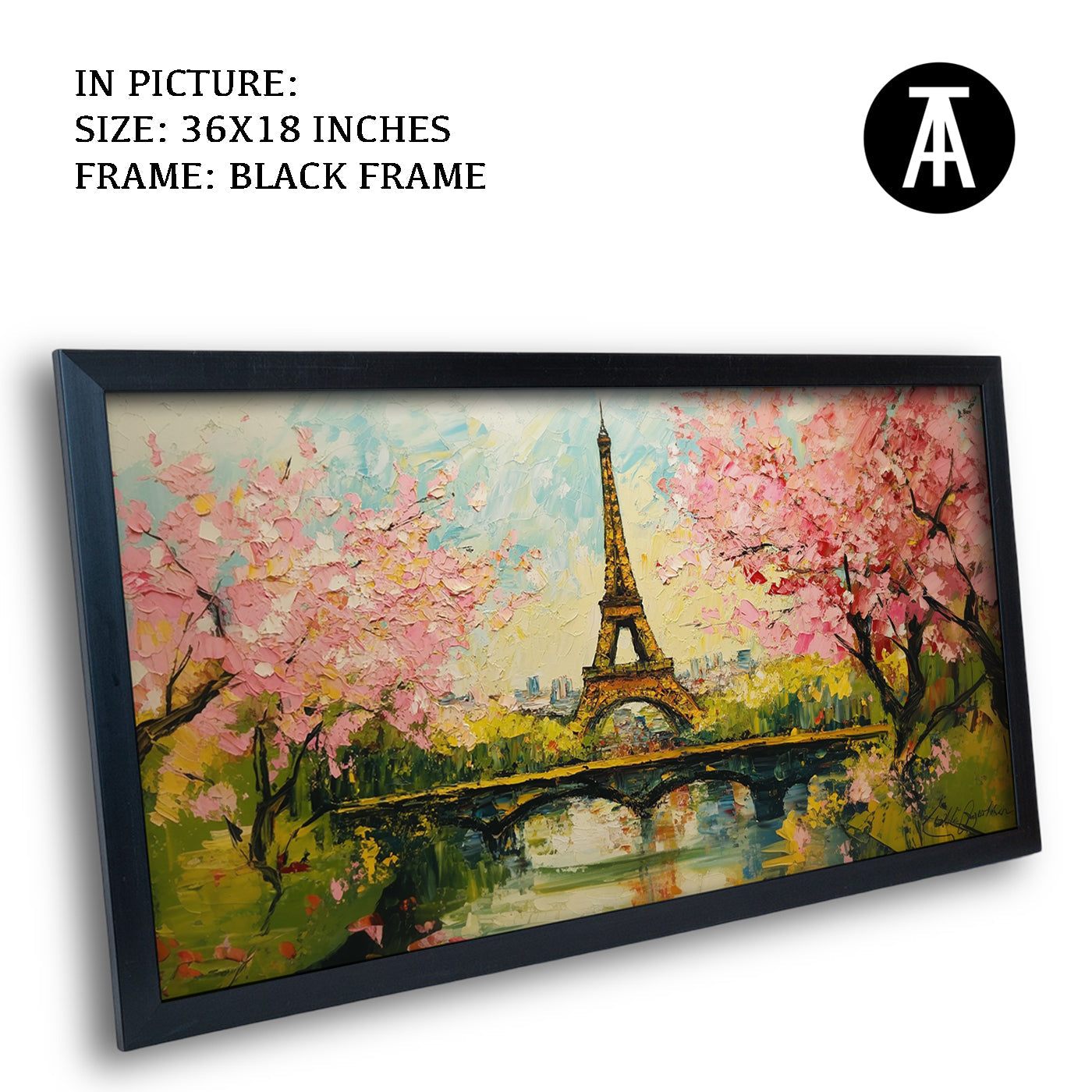 Artwork in Metal Earling Silver Frame