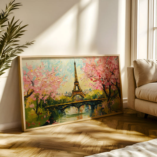 Modern Art Painting in a Lifestyle Setting