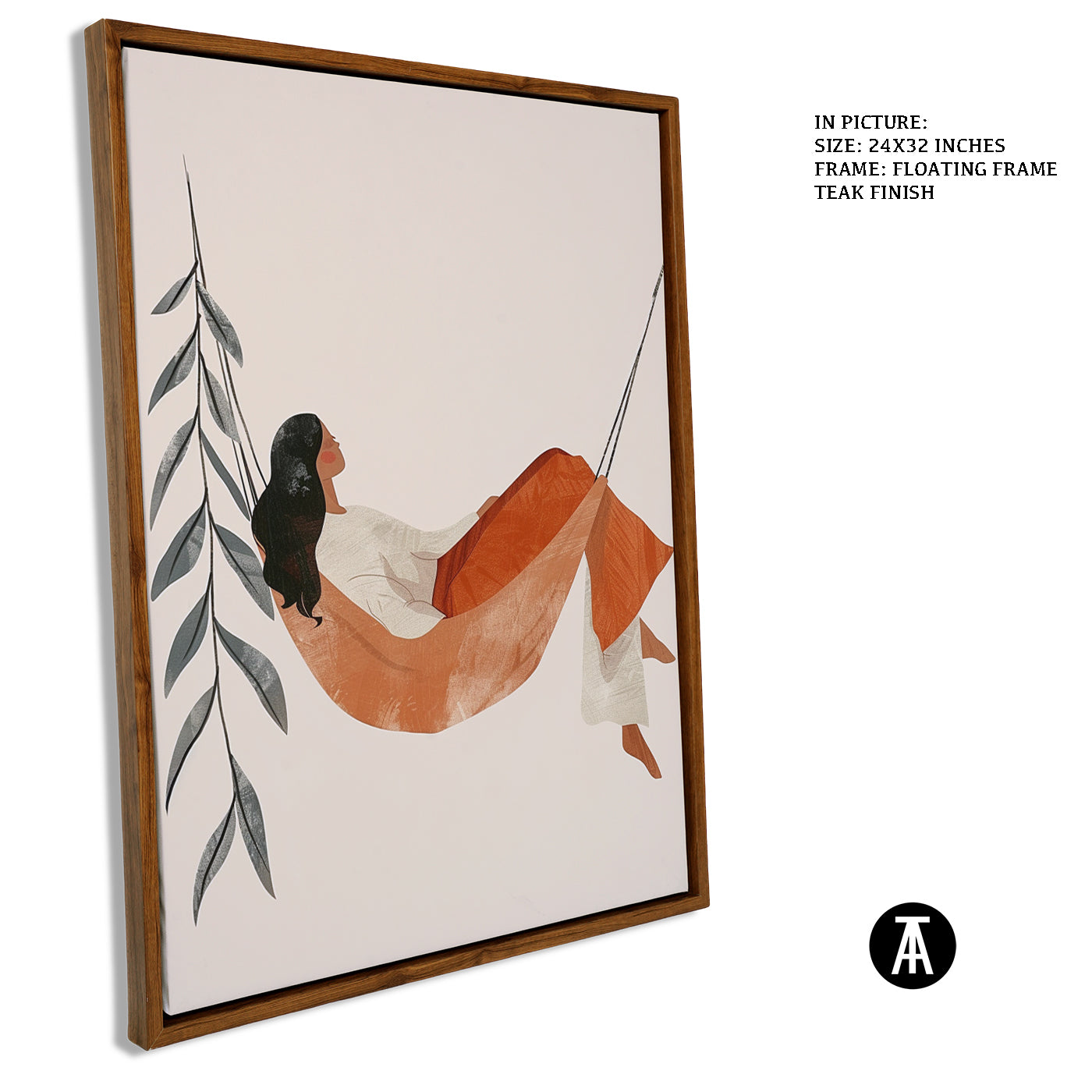 Artwork in Floating Frame