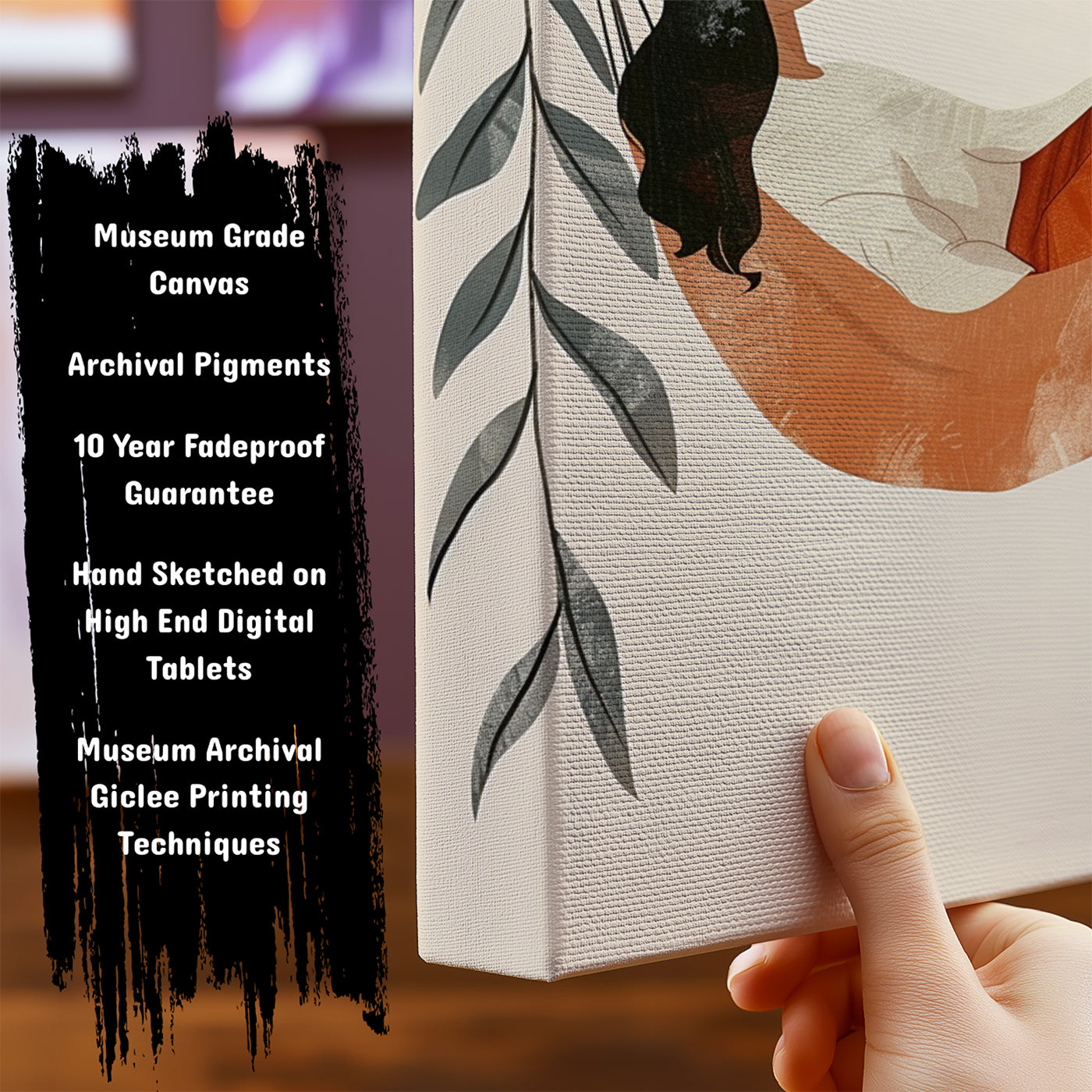 Information about Boho Art Canvas Art Print