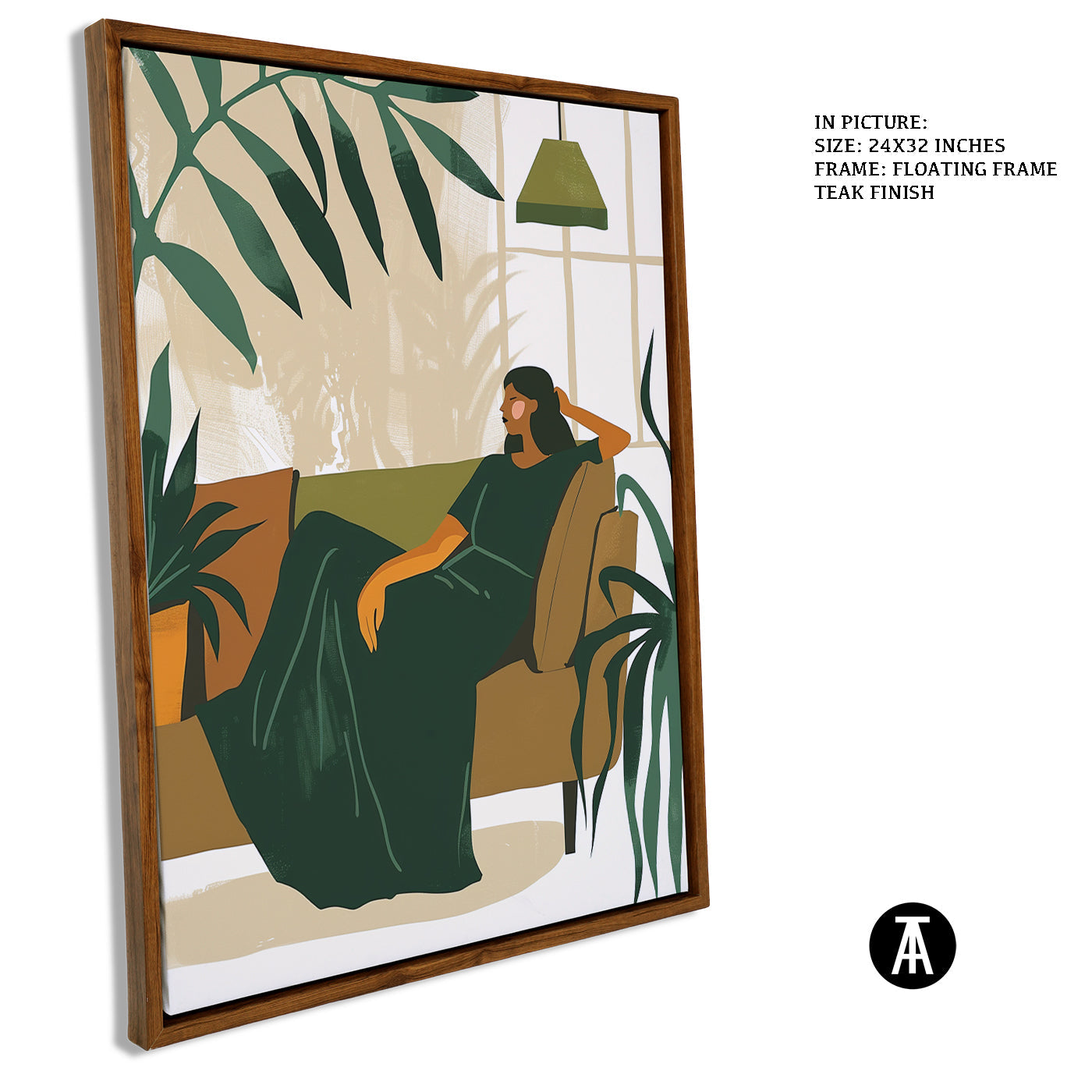 Artwork in Floating Frame