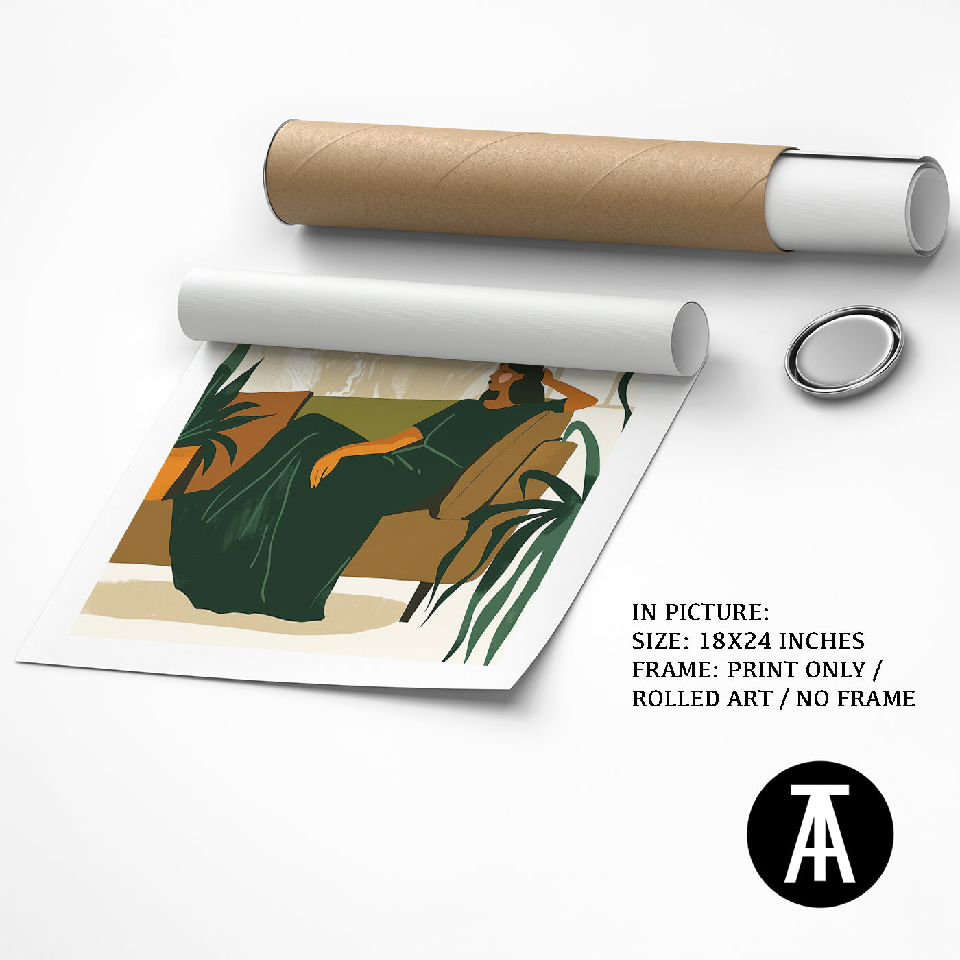 Artwork as Print Only or Rolled Art