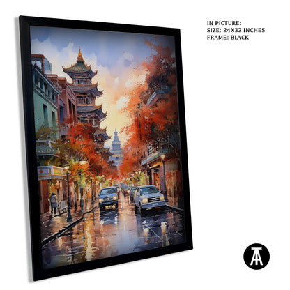 Artwork in Metal Earling Silver Frame