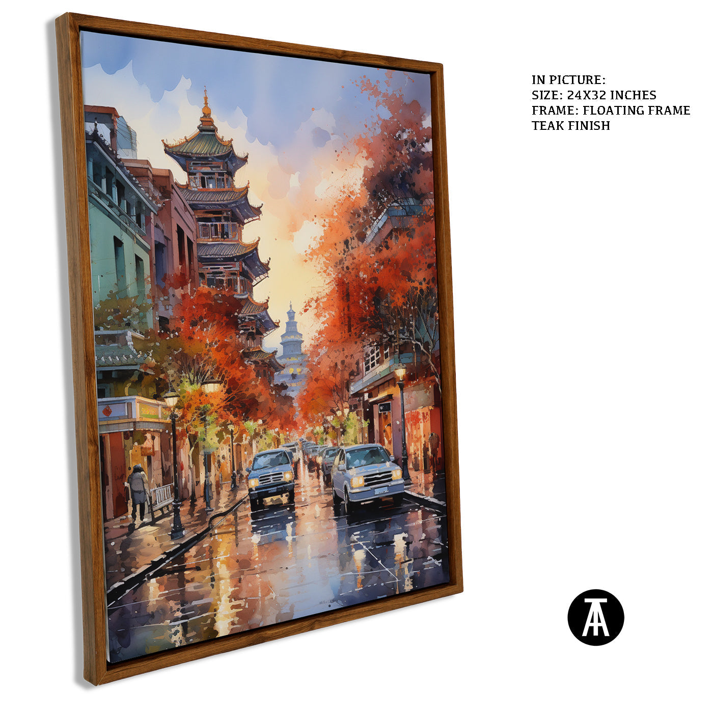 Artwork in Floating Frame