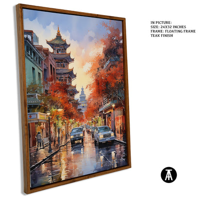 Artwork in Floating Frame
