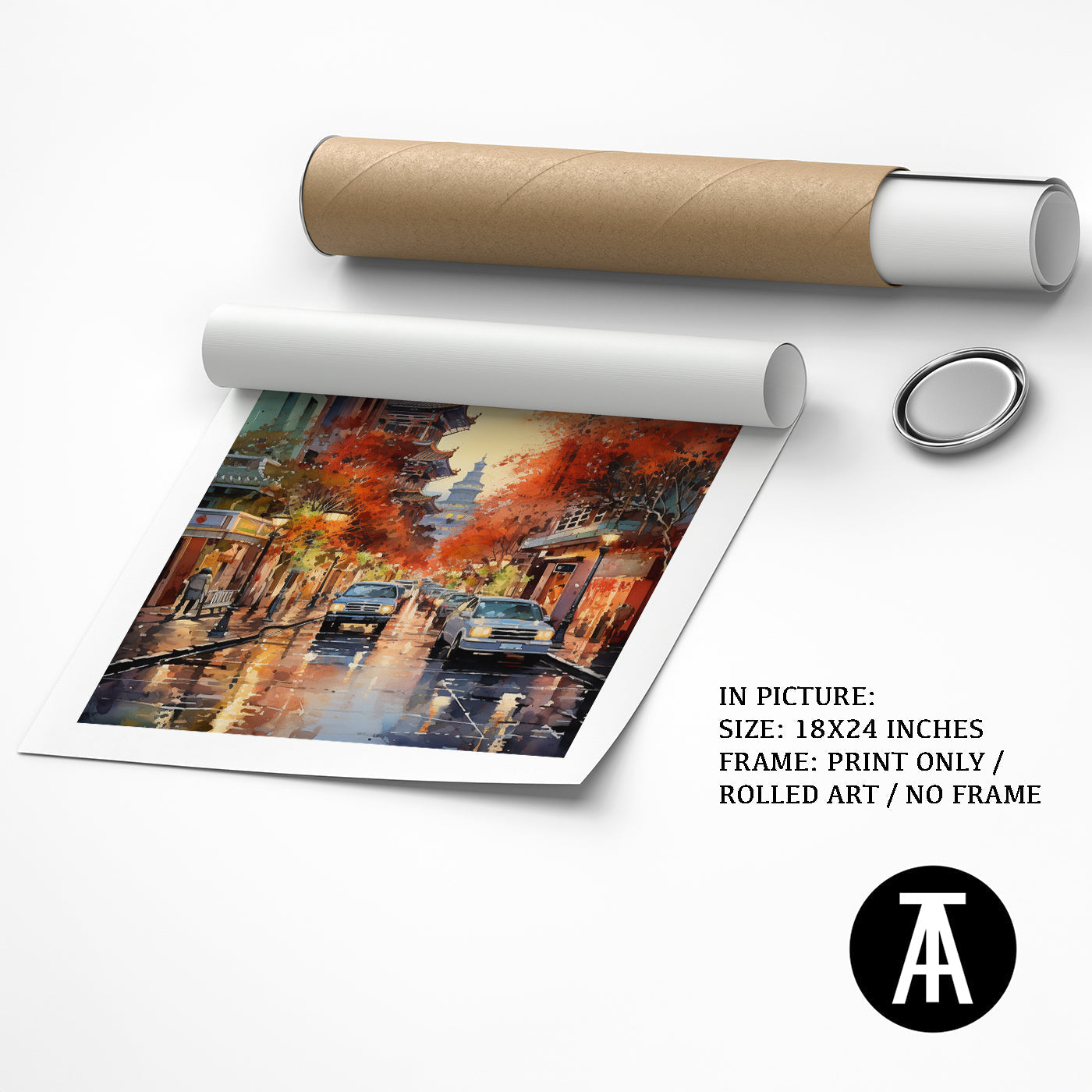 Artwork as Print Only or Rolled Art