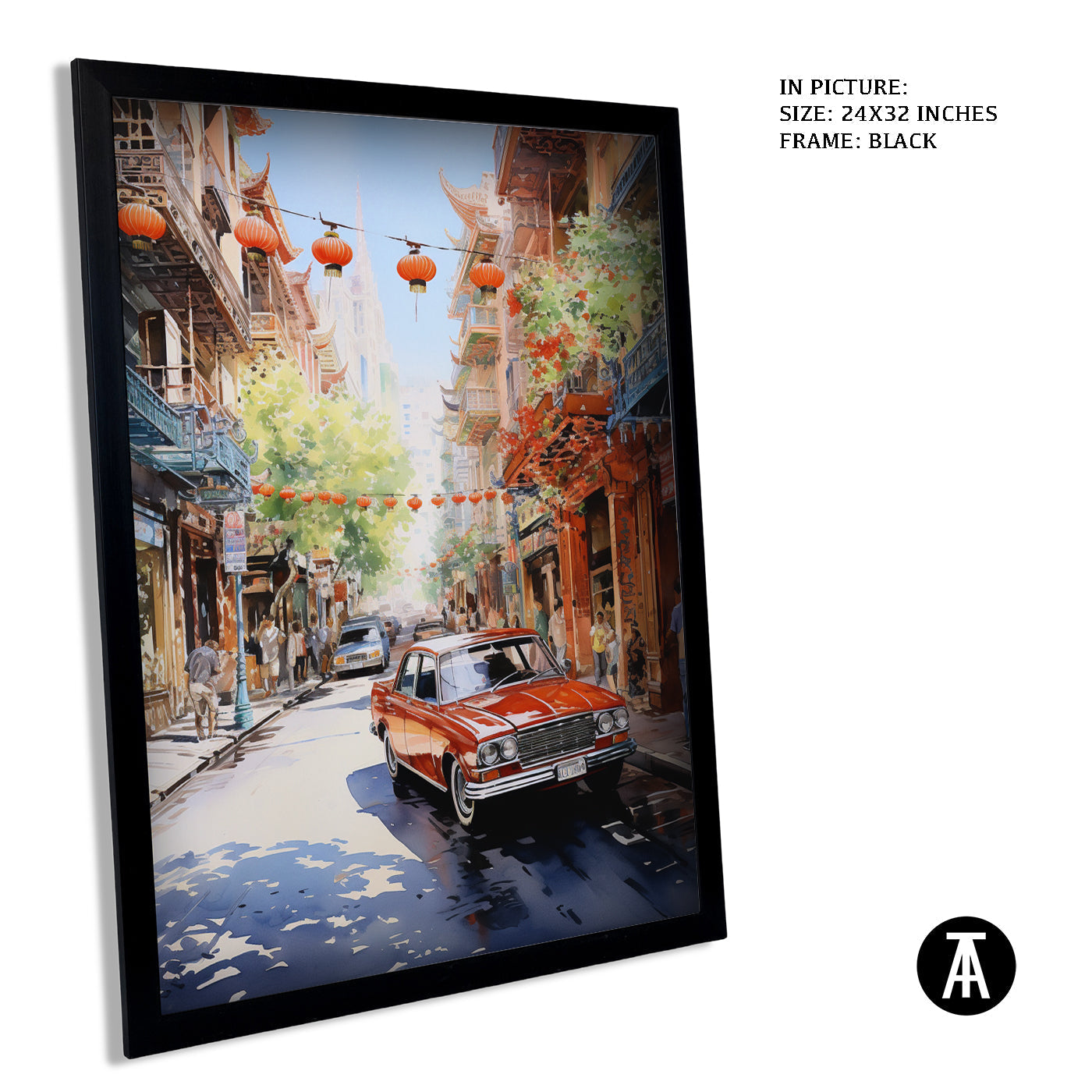 Artwork in Metal Earling Silver Frame
