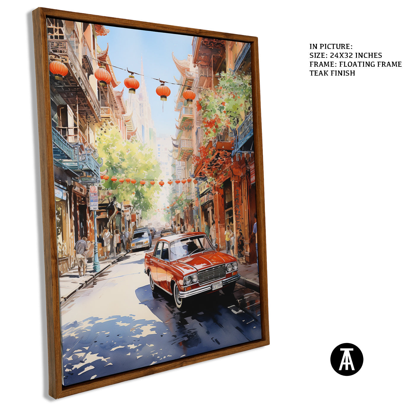 Artwork in Floating Frame