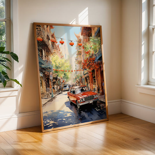 California Painting in a Lifestyle Setting