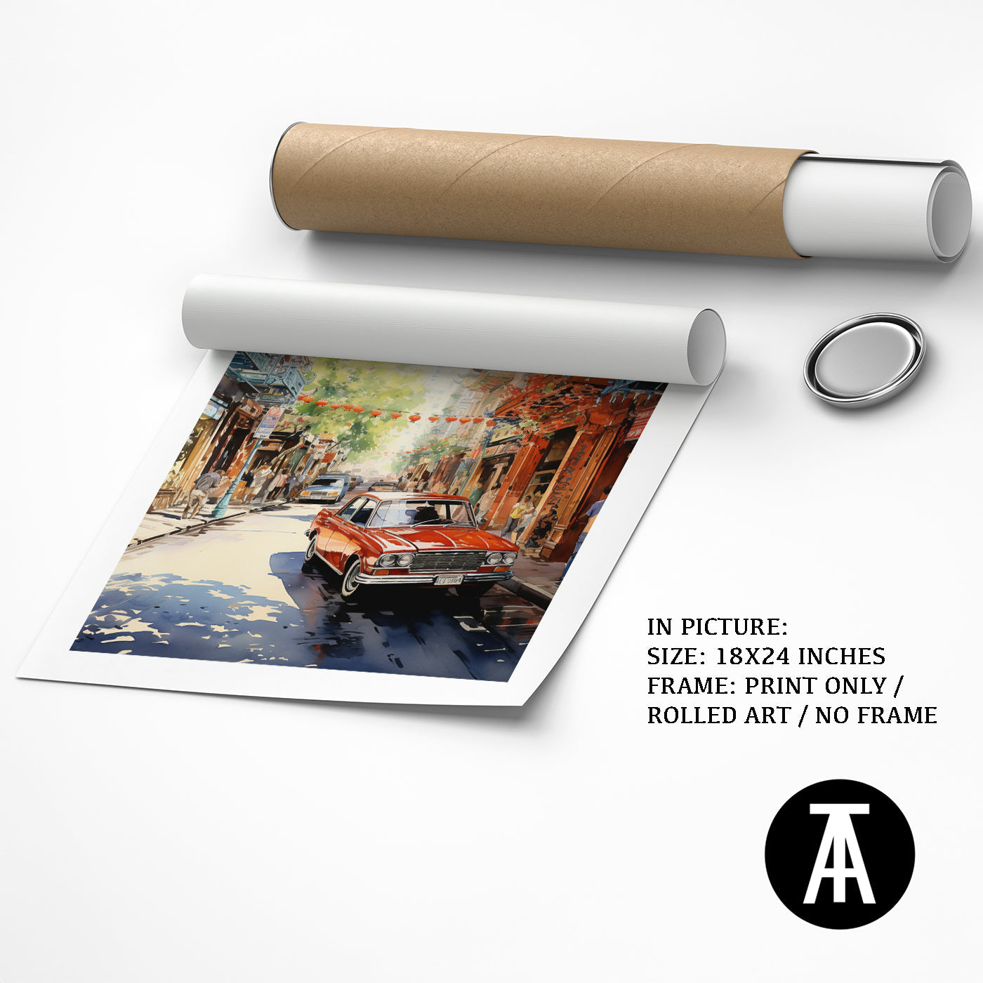Artwork as Print Only or Rolled Art