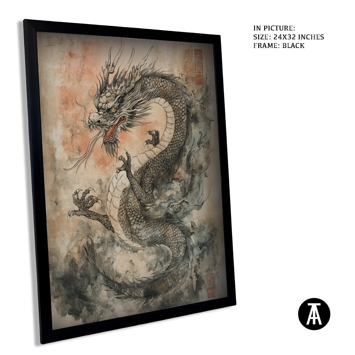Artwork in Metal Earling Silver Frame