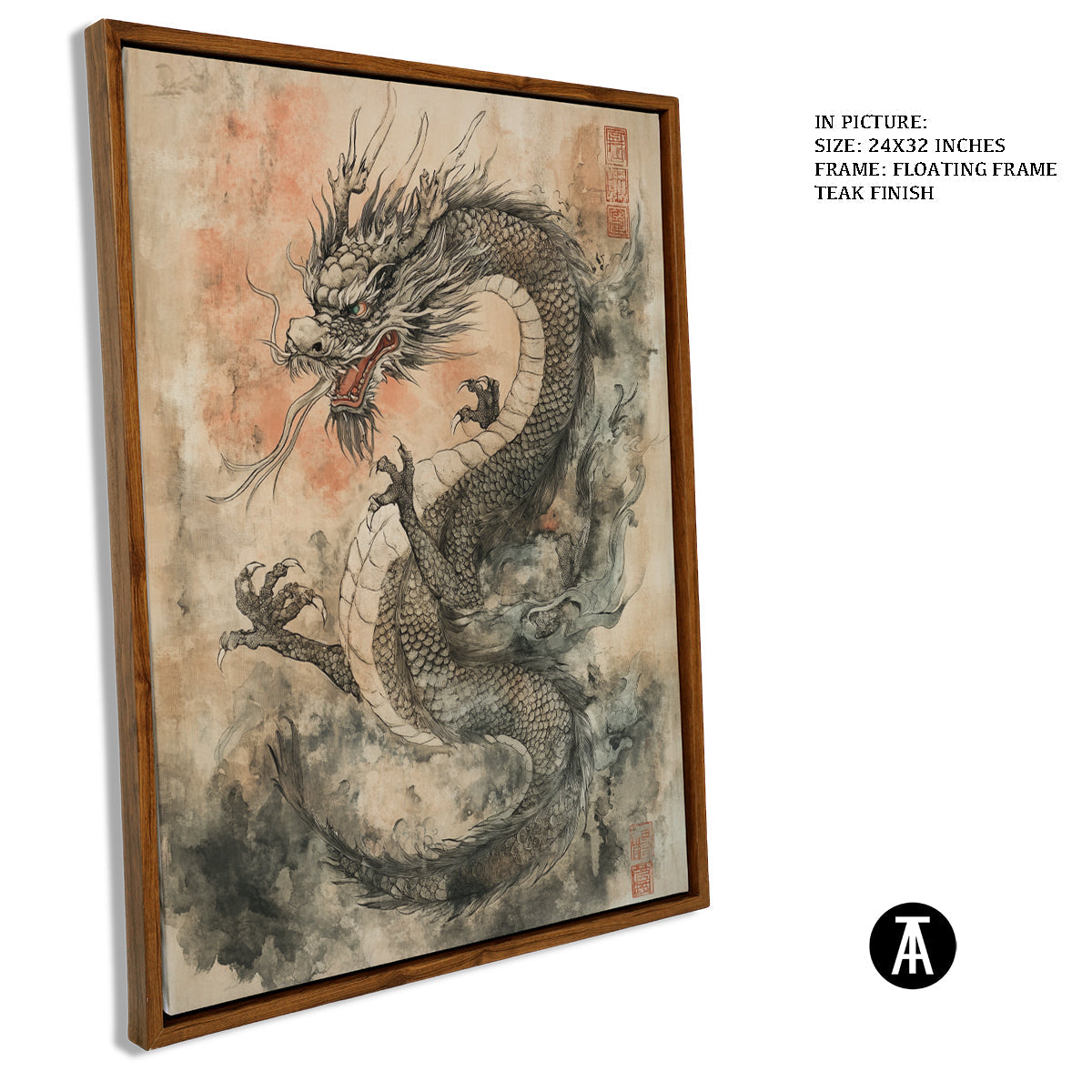 Artwork in Floating Frame