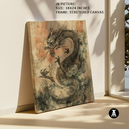 Artwork in Natural Wood Frame