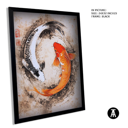 Artwork in Metal Earling Silver Frame