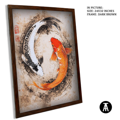 Artwork in Metal Champagne Gold Frame