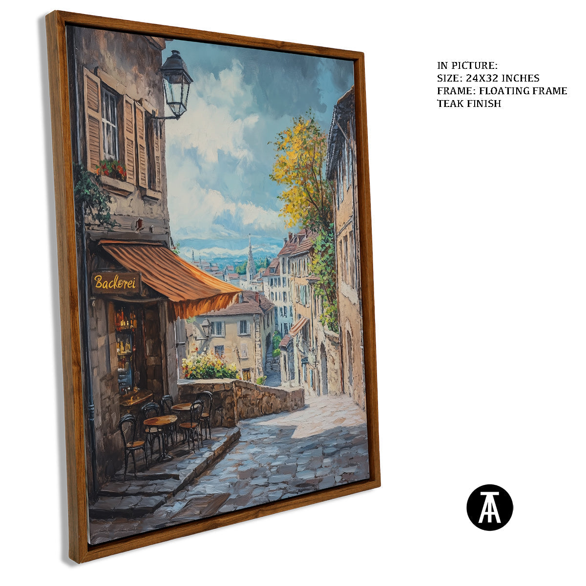 Sample Artwork in Floating Frame
