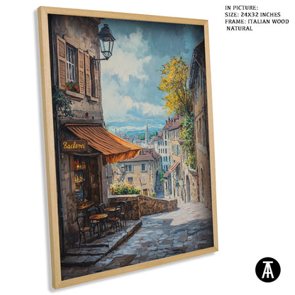 Sample Artwork in Italian Wood Framing Natural