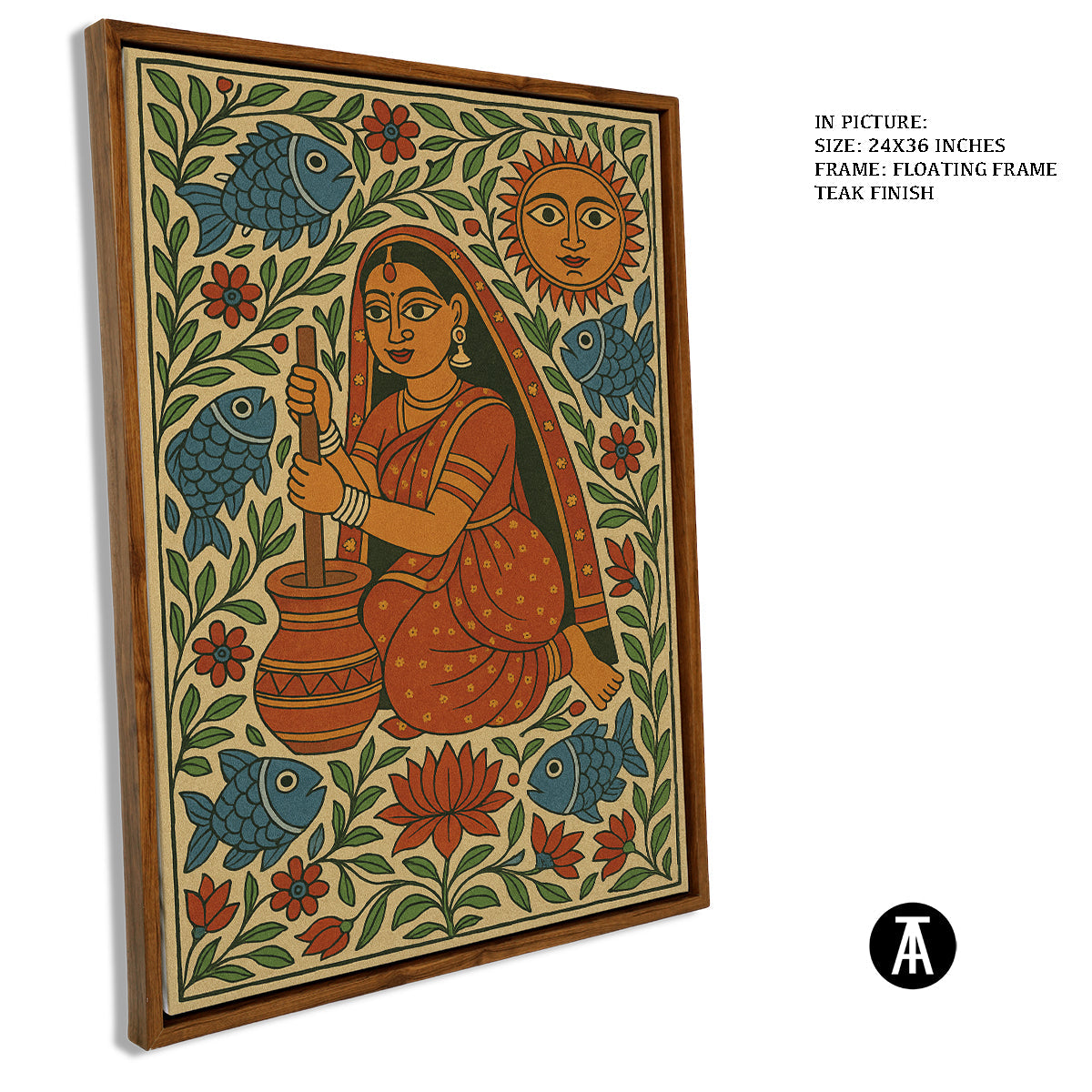 Artwork in Floating Frame