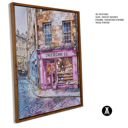 Sample Artwork in Floating Frame