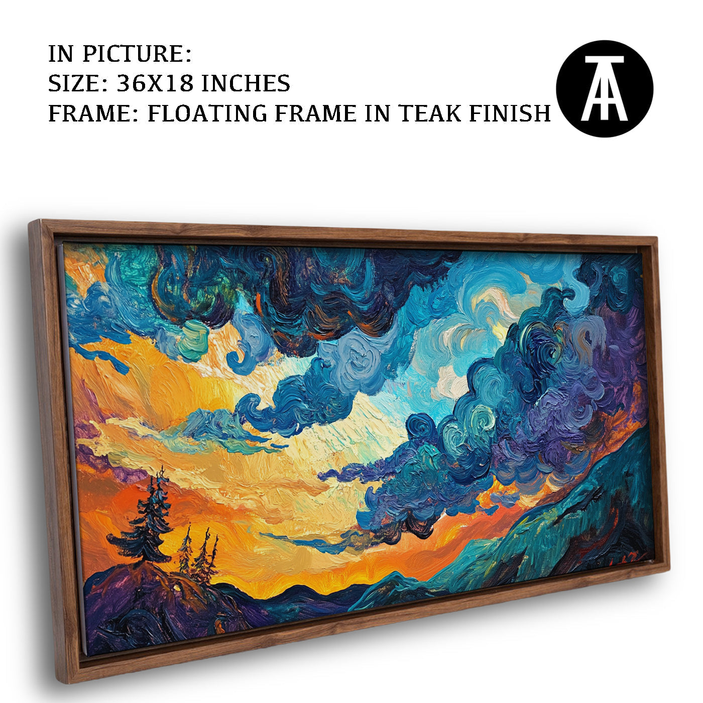 Artwork in Floating Frame